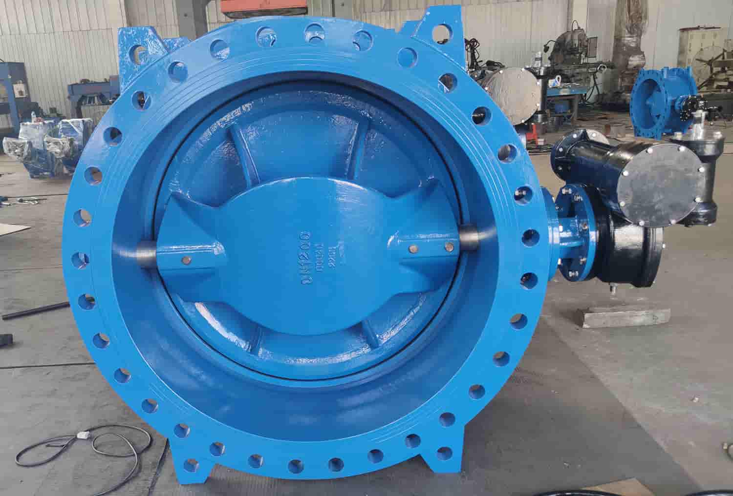 Water plant, power plant, steel mill smelting, chemical industry, water source spring project, environmental facilities construction Double eccentric butterfly valve_Tianjin Union Valve Co., Ltd.